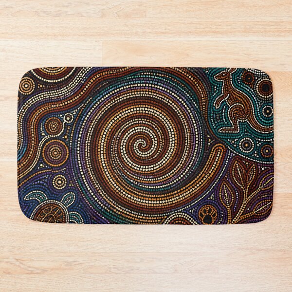 Item preview, Aboriginal Inspired Dot Art - Spiral of Fauna designed and sold by GrinGalore.