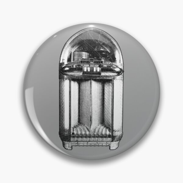 Item preview, 1948 Bullet Jukebox Vintage Etched Illustration designed and sold by Ghoul Enterprises.