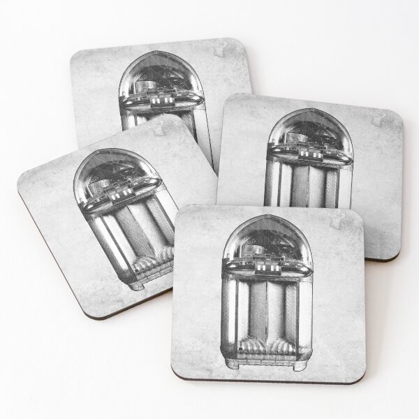 Item preview, 1948 Bullet Jukebox Vintage Etched Illustration designed and sold by Ghoul Enterprises.