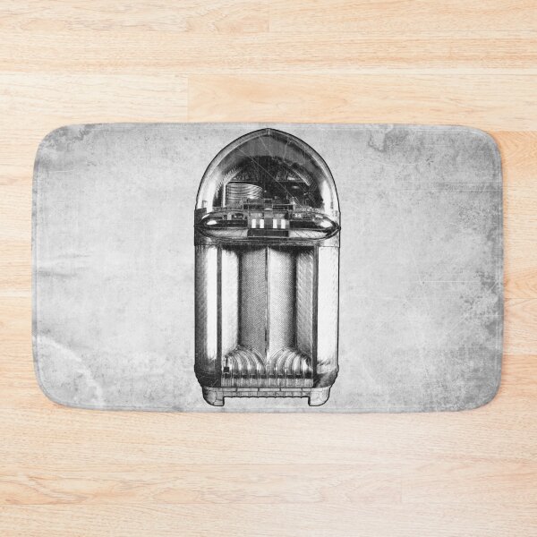 Item preview, 1948 Bullet Jukebox Vintage Etched Illustration designed and sold by Ghoul Enterprises.