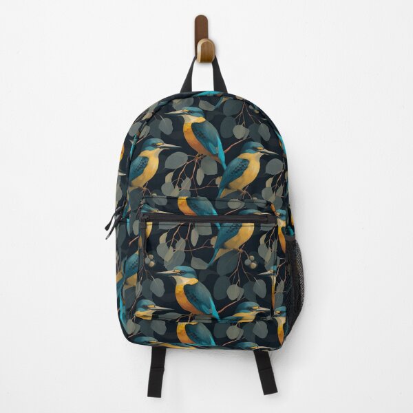 Item preview, Kindly Kingfishers | Kingfisher Seamless Pattern designed and sold by sundayclay.