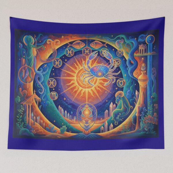Item preview, CANCER  - The Crab - June 21 to July 22 designed and sold by ImageMagic2024.