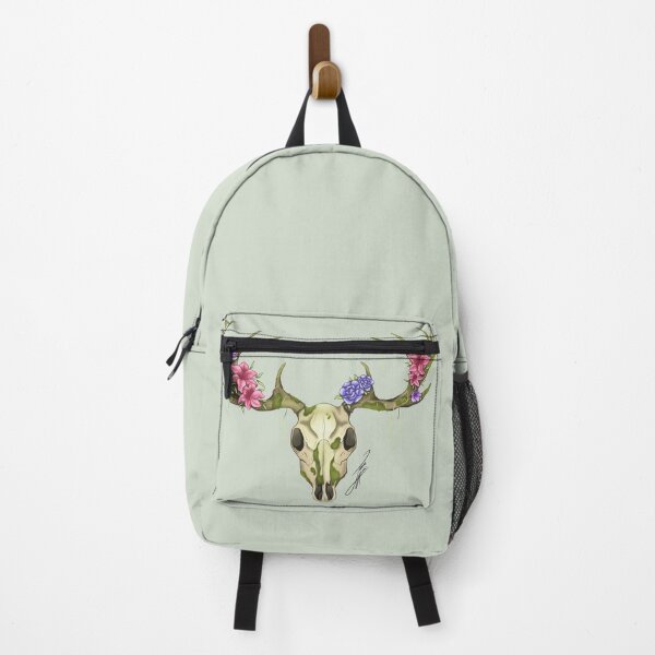 Item preview, Overgrown Mossy Deer Skull designed and sold by TesseractCreate.