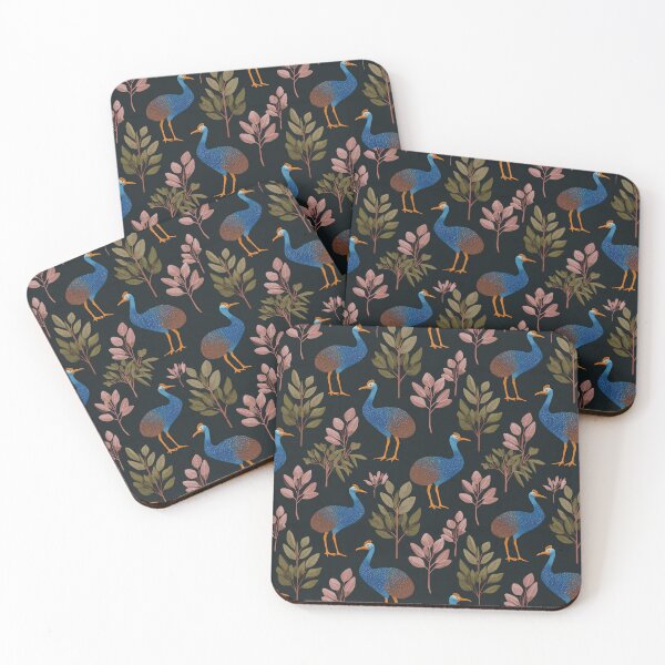 Item preview, Cheerful Cassowaries | Cassowary Seamless Pattern designed and sold by sundayclay.