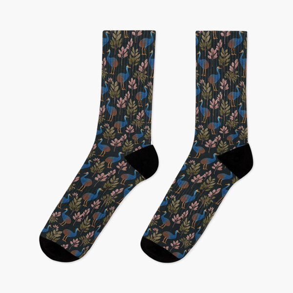 Item preview, Cheerful Cassowaries | Cassowary Seamless Pattern designed and sold by sundayclay.