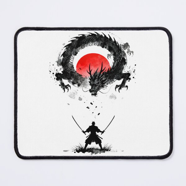 Item preview, Crimson Moon Dragon Samurai designed and sold by CreativePrints3.