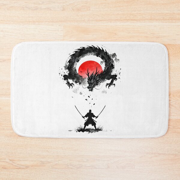 Item preview, Crimson Moon Dragon Samurai designed and sold by CreativePrints3.