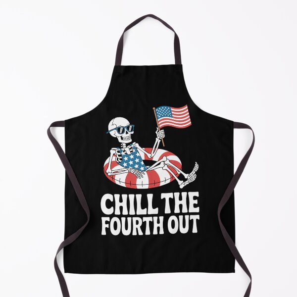 Item preview, 4th of July Skeleton Pool Party designed and sold by skulmanlatucool.