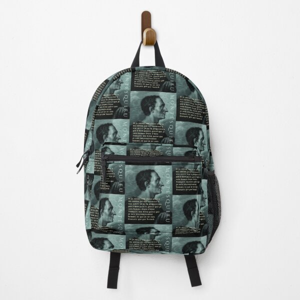 Item preview, Montesquieu quote:  Si je savois une chose utile à ma nation qui fût ruineuse à une autre, je ne la proposerois pas à mon prince,  designed and sold by artbleed.