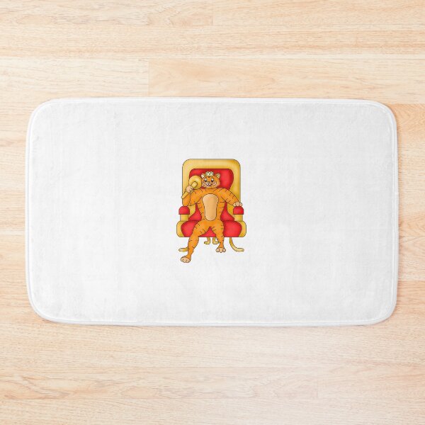Item preview, Buff Tiger King Sitting on Royal Throne designed and sold by BalRaju-Doodles.