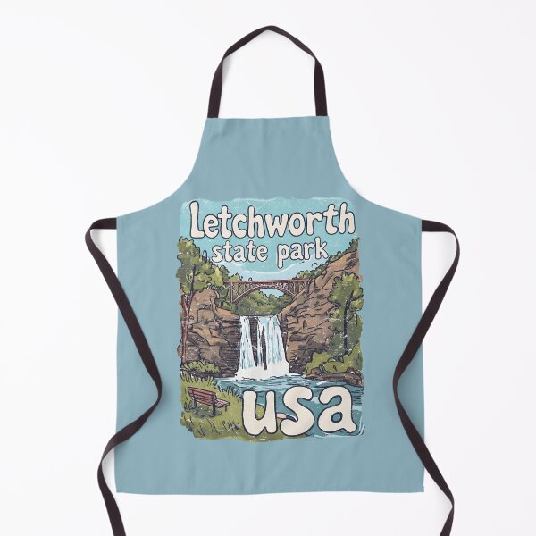 Item preview, Letchworth State Park NY Cute Landscape Waterfall Bridge designed and sold by HowToCanadian.