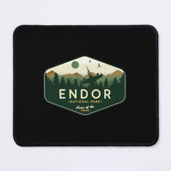 Item preview, Endor National Park Home of the Ewoks  designed and sold by elunyzexac.