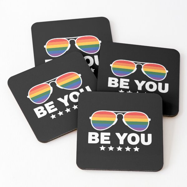 Item preview, Be You LGBT Rainbow Sunglasses  designed and sold by sailorjessiArt.