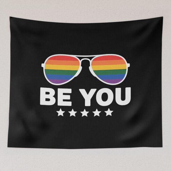 Item preview, Be You LGBT Rainbow Sunglasses  designed and sold by sailorjessiArt.