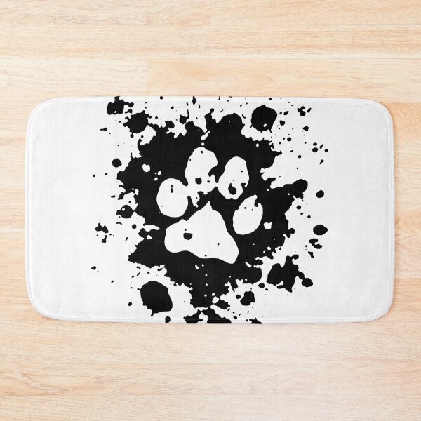 Item preview, Grunge Paw Print Ink Splatter Design designed and sold by Dmo3HarkoArt.
