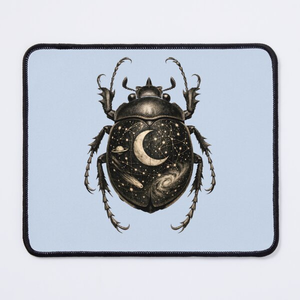 Item preview, Astral Entomology | Vintage Celestial Beetle & Star-Map Fine Art designed and sold by Studio77-Gothic.
