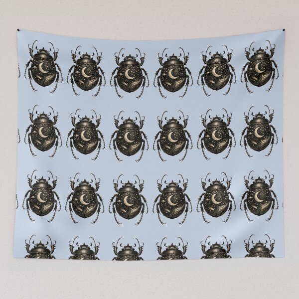 Item preview, Astral Entomology | Vintage Celestial Beetle & Star-Map Fine Art designed and sold by Studio77-Gothic.