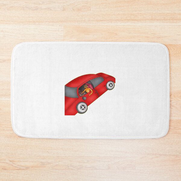 Item preview, Cool Cheetah Driving a Fast Red Car designed and sold by BalRaju-Doodles.