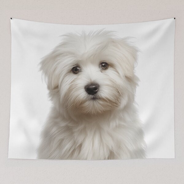 Item preview, Adorable Coton de Tulear Pup for Cute Coties puppy lovers designed and sold by LazyOwlStore.