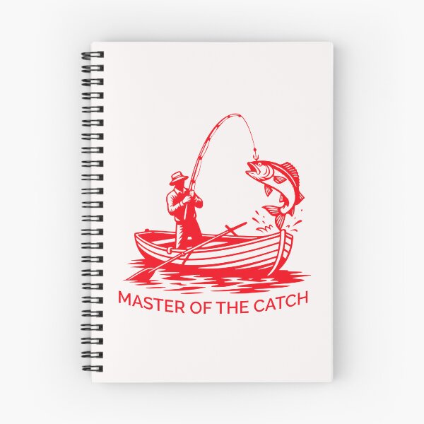 Item preview, Master of the Catch' Red Fisherman in Rowboat Logo designed and sold by 89BLACK.
