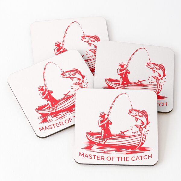 Item preview, Master of the Catch' Red Fisherman in Rowboat Logo designed and sold by 89BLACK.
