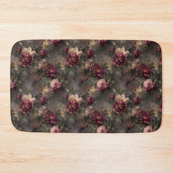 Item preview, Dark Moody Floral Vintage Grunge Peony Pattern designed and sold by Prismatect.
