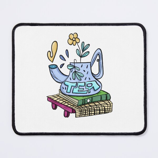 Item preview, Tea pot on books - Coloring Book Tea Lover designed and sold by Ladybug  playground.