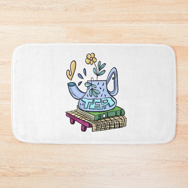 Item preview, Tea pot on books - Coloring Book Tea Lover designed and sold by Ladybug  playground.