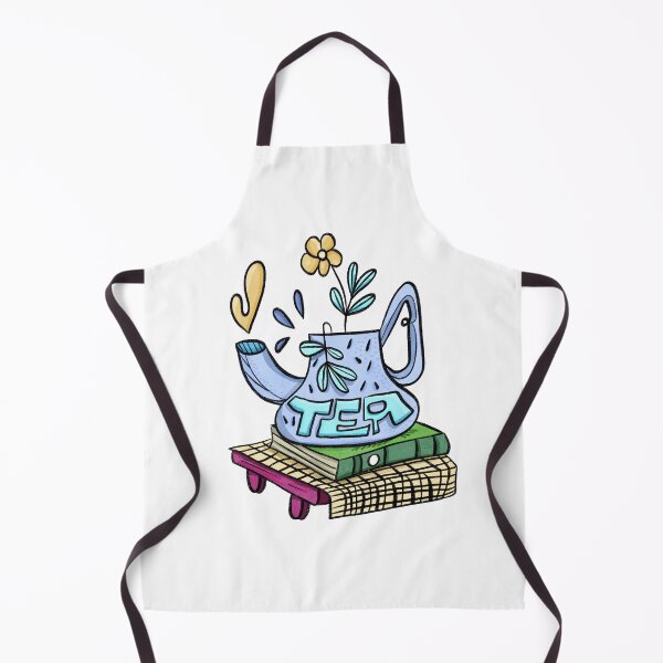 Item preview, Tea pot on books - Coloring Book Tea Lover designed and sold by Ladybug playground.