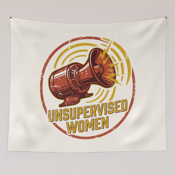 Item preview, Retro Empowerment and Girls Trip Warning Sign designed and sold by SplashTastic.