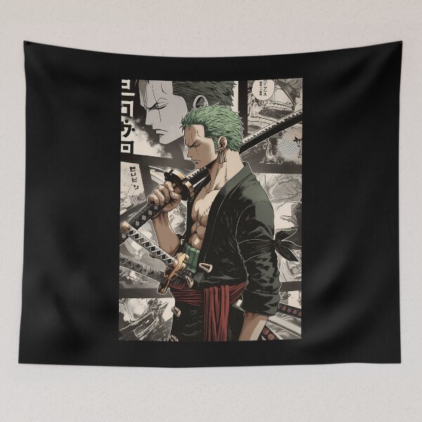 Item preview, Zoro Manga Panel designed and sold by Dealme.