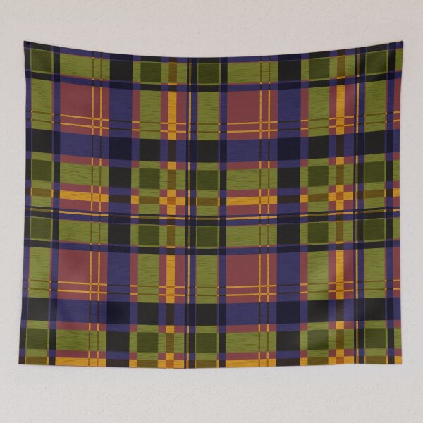 Item preview, Classic bold plaid - rich heritage tartan plaid - navy red olive yellow designed and sold by ahahdodo.