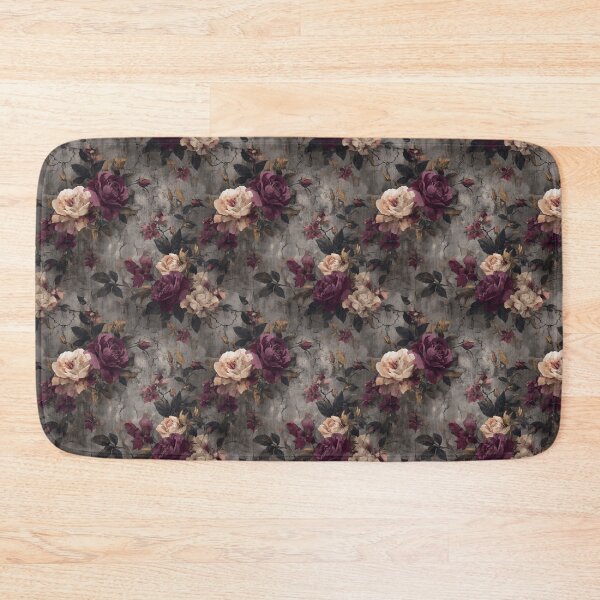 Item preview, Vintage Grunge Moody Burgundy Rose Pattern designed and sold by Prismatect.