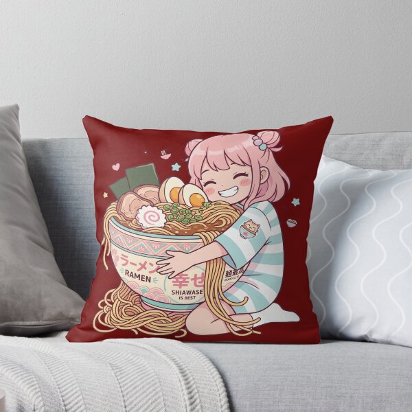 Item preview, Cute Ramen Girl Addicted to Noodles Funny Food Lover Gift Kawaii Anime Style Comfort Food Humor designed and sold by Im-Ara.