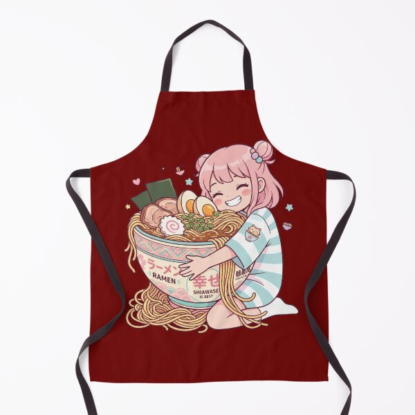 Item preview, Cute Ramen Girl Addicted to Noodles Funny Food Lover Gift Kawaii Anime Style Comfort Food Humor designed and sold by Im-Ara.