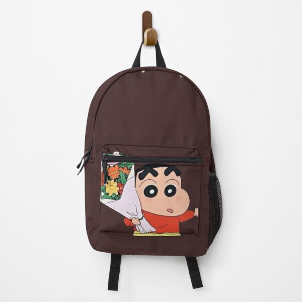 Item preview, Shinchan Running with Flowers | Cute Anime Cartoon Sticker designed and sold by lilacWhim.