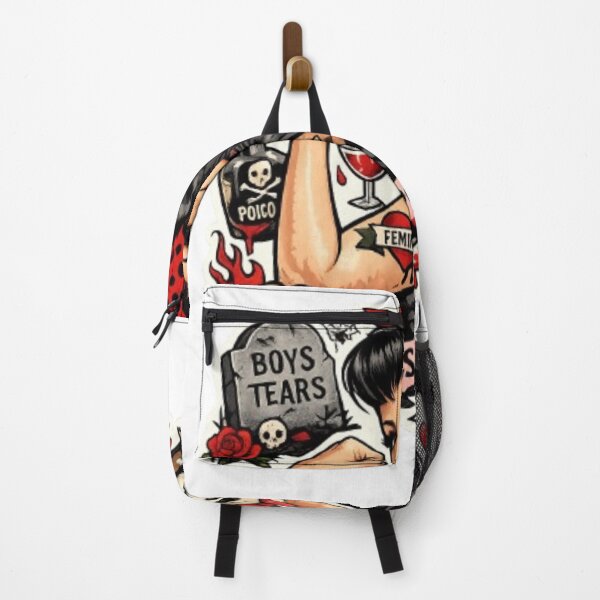 Item preview, Girls Power Gothic Pin-Up Feminist Rockabilly Dark Humor Art designed and sold by Rebel Femme Studio.