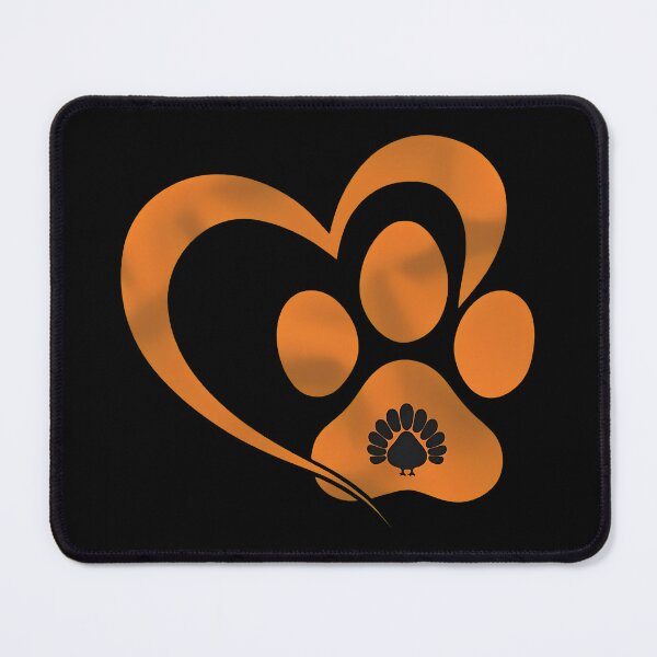 Item preview, Paw Heart Turkey Thanksgiving Pet Love designed and sold by Dmo3HarkoArt.