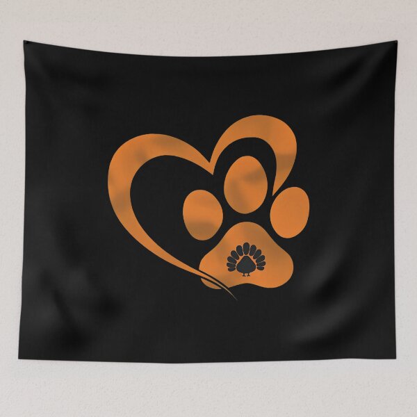 Item preview, Paw Heart Turkey Thanksgiving Pet Love designed and sold by Dmo3HarkoArt.