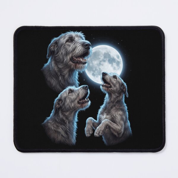 Item preview, Irish Wolfhound Howling Moon Art Dog Owner designed and sold by TerryConnells.