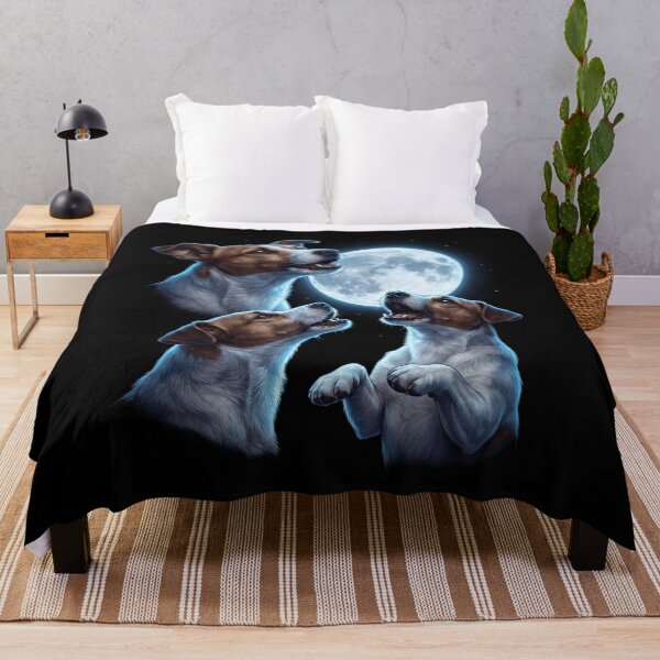 Item preview, Jack Russell Terrier Howling Moon Art Dog Owner designed and sold by TerryConnells.