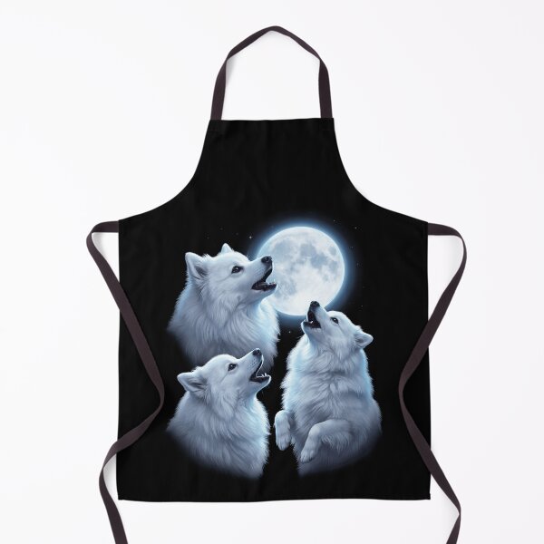 Item preview, Japanese Spitz Howling Moon Art Dog Owner designed and sold by TerryConnells.