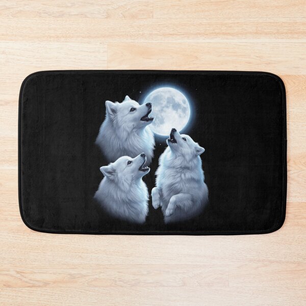Item preview, Japanese Spitz Howling Moon Art Dog Owner designed and sold by TerryConnells.