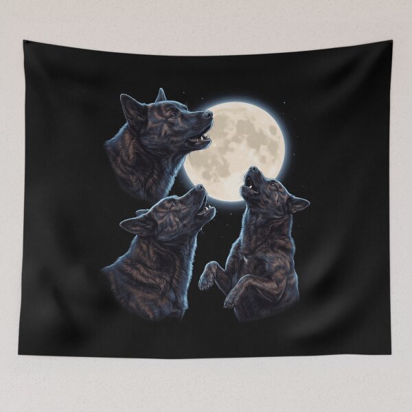Item preview, Kai Ken Howling Moon Art Dog Owner designed and sold by TerryConnells.
