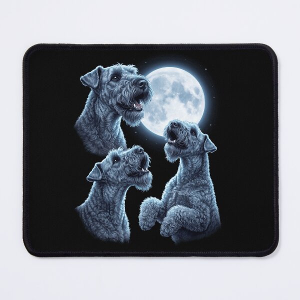 Item preview, Kerry Blue Terrier Howling Moon Art Dog Owner designed and sold by TerryConnells.