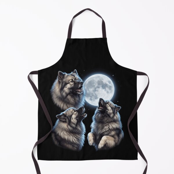 Item preview, Keeshond Howling Moon Art Dog Owner designed and sold by TerryConnells.