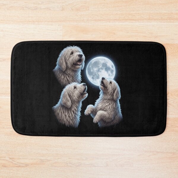 Item preview, Komondor Howling Moon Art Dog Owner designed and sold by TerryConnells.
