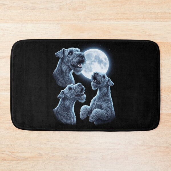 Item preview, Kerry Blue Terrier Howling Moon Art Dog Owner designed and sold by TerryConnells.