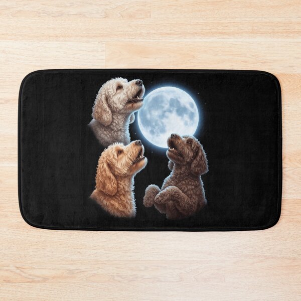Item preview, Labradoodle Howling Moon Art Dog Owner designed and sold by TerryConnells.