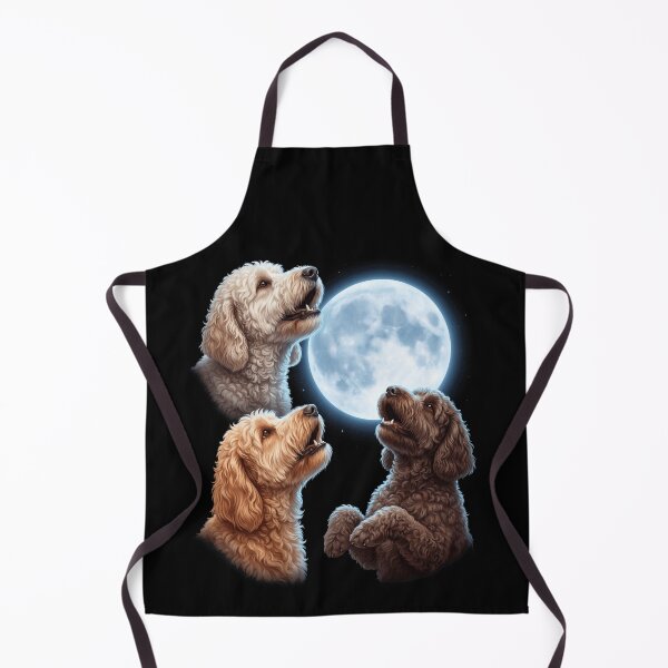 Item preview, Labradoodle Howling Moon Art Dog Owner designed and sold by TerryConnells.